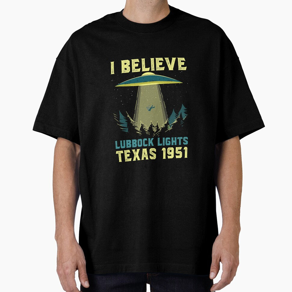 I Believe Lubbock Lights Texas 1951 by BundlerVq