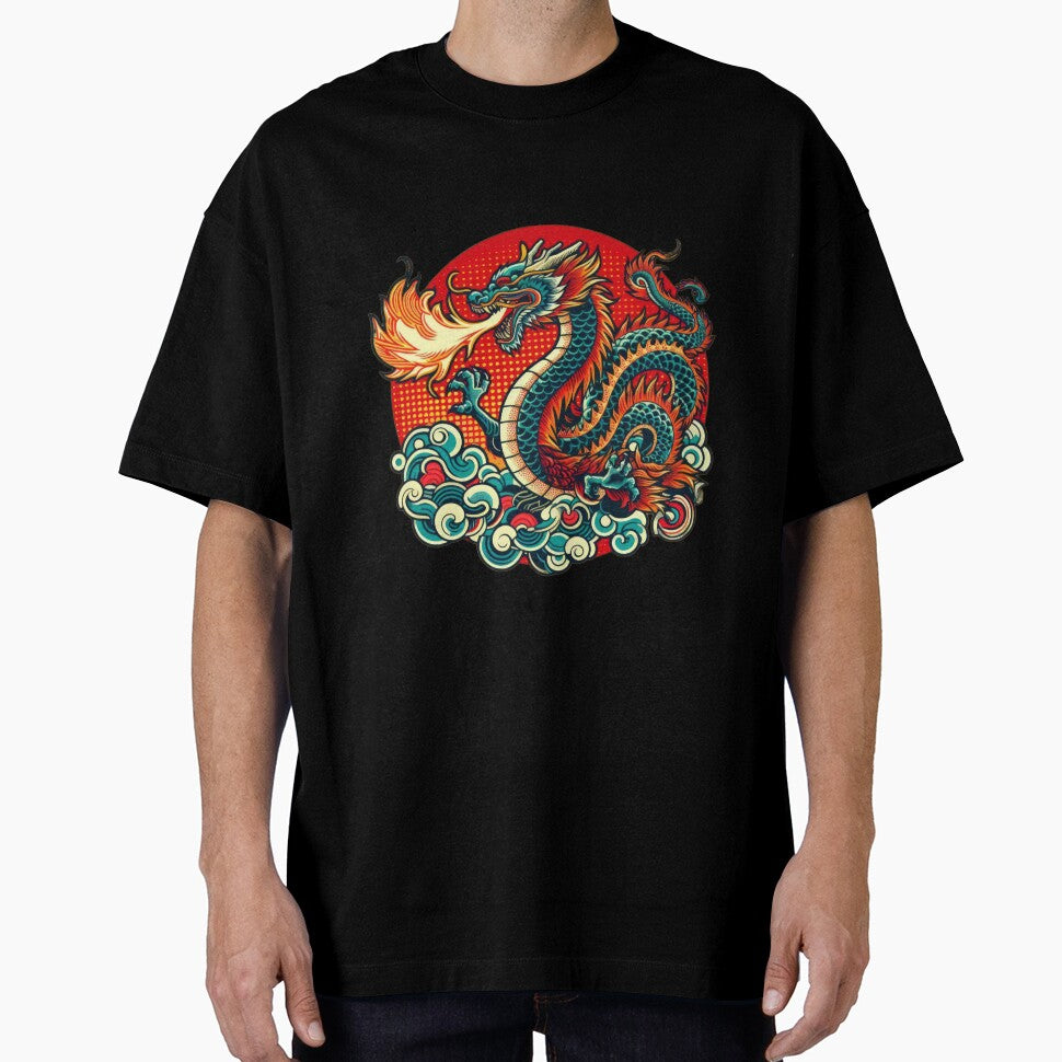 vintage Chinese Flames of the Dragon by Expressions-Sel