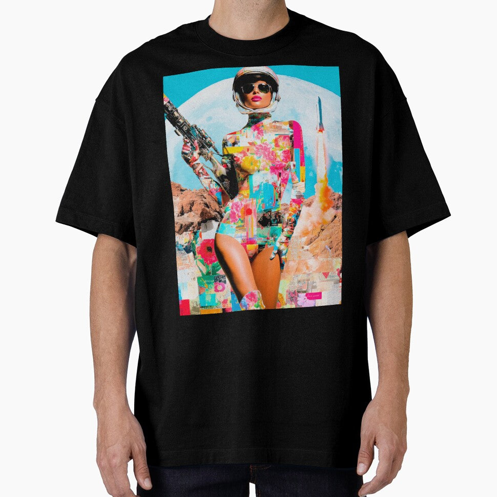 Retro Futuristic Fashion | Female Space Cadet | Vintage Artwork by OrganicLights
