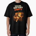 Social Battery Empty Cat by Stikaro