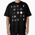 Brown Gray Black White Stripe Circle Dot Pattern Pairs DE 2022 Trending Color Cliff's View DEC720 by ColorOfTheYears