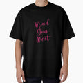 Mind Your Heart Pink by Erkadesign
