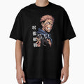 Cursed Anime Warrior Shirt – Dark Energy Sorcerer, Japanese Style Anime Graphic by lamiarte