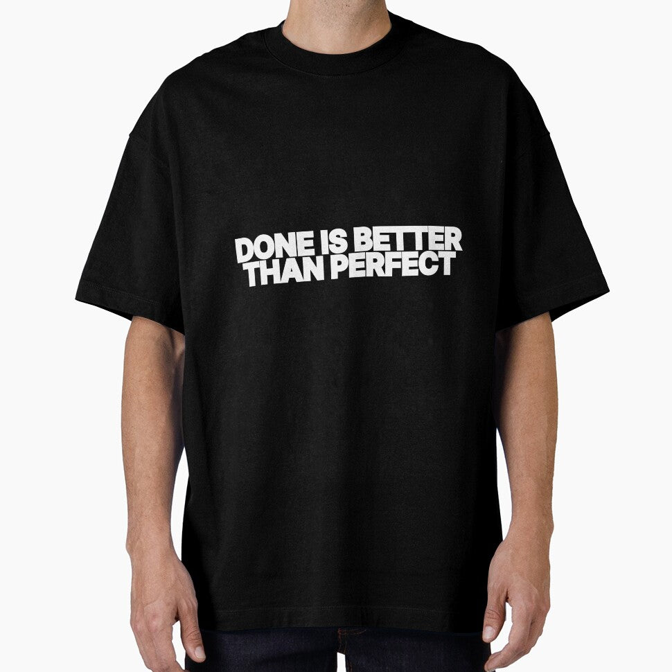 Done Is Better Than Perfect Productivity Quote by Mikidesign1988