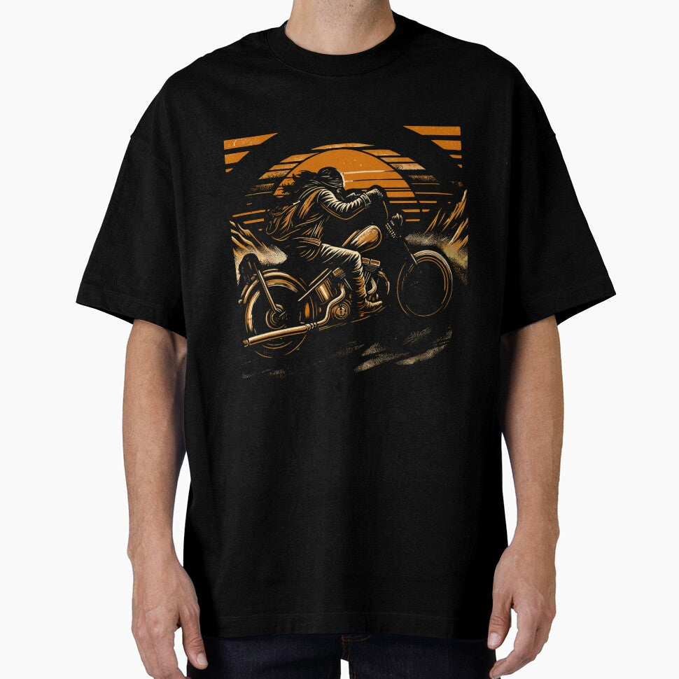 Ride Into the Sunset Biker Adventure by IWEARUWEAR