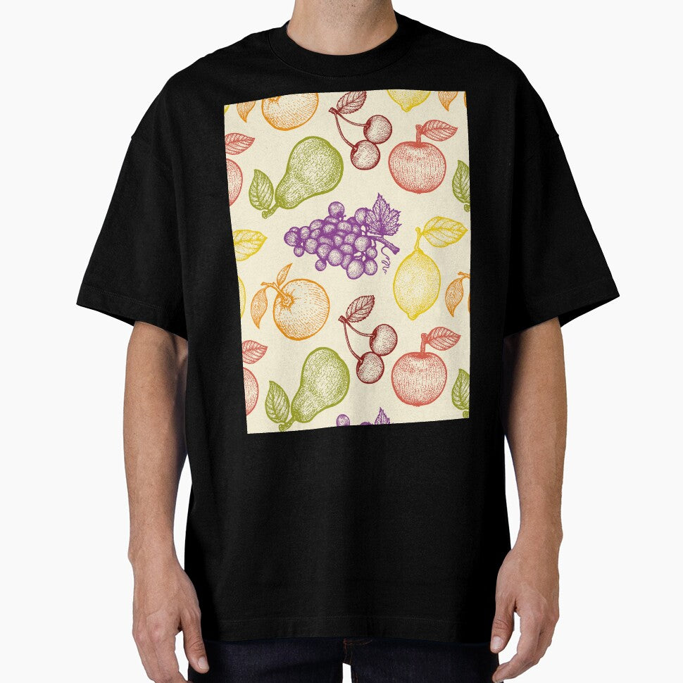 Retro fruits pattern by SIR13