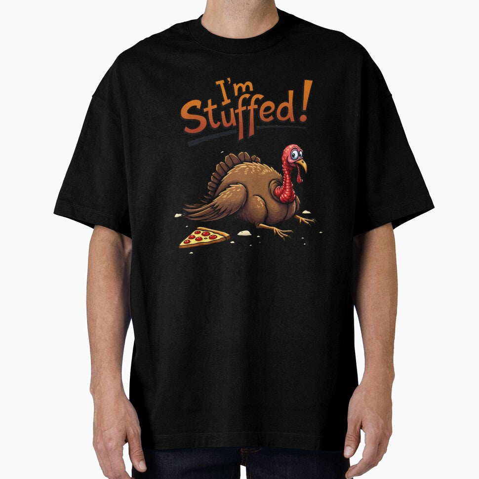 I'm Stuffed. Overeaten turkey. by twisted-dot