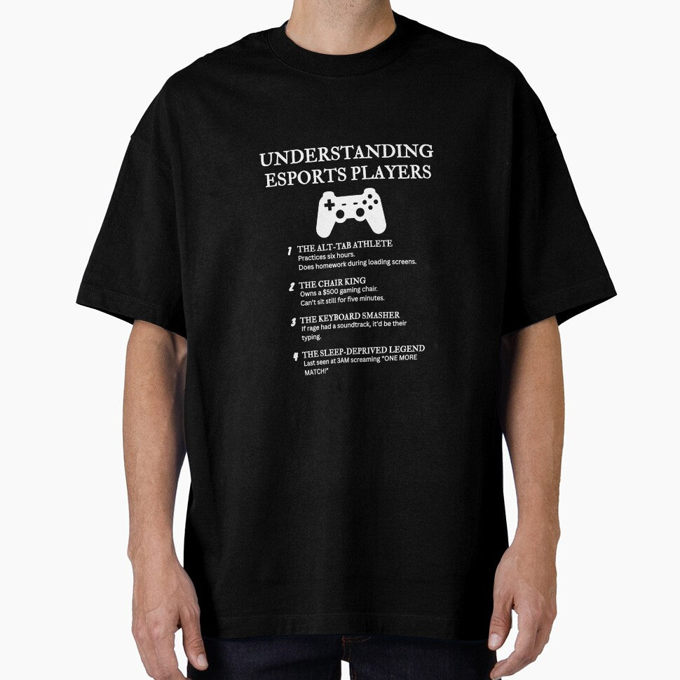 Understanding eSports Players – Funny Competitive Gaming Definitions – Black by PsyFlow35