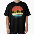 Camping - Vintage Retro Mountains and Trees - Outdoors Nature Lover - Hiking Shirt Gift by HappyTees Lab