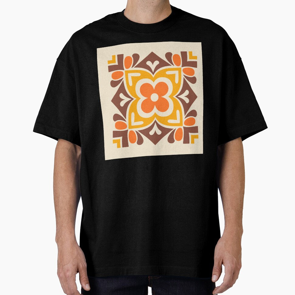 Retro 1970s Floral Design by tonymagnerart