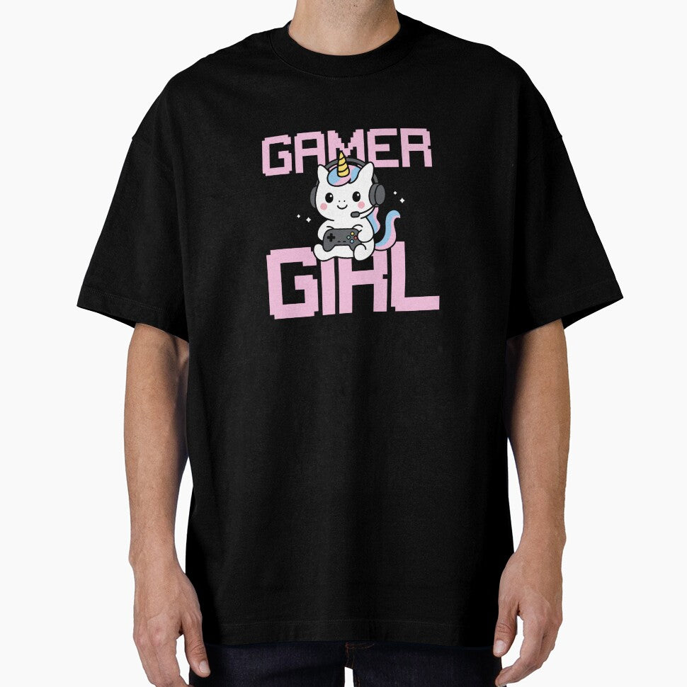 Cute Gamer Unicorn Girl – Kawaii Gaming Design by deardansouza