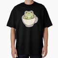 Cozy Matcha Frog Sticker by Tripconic