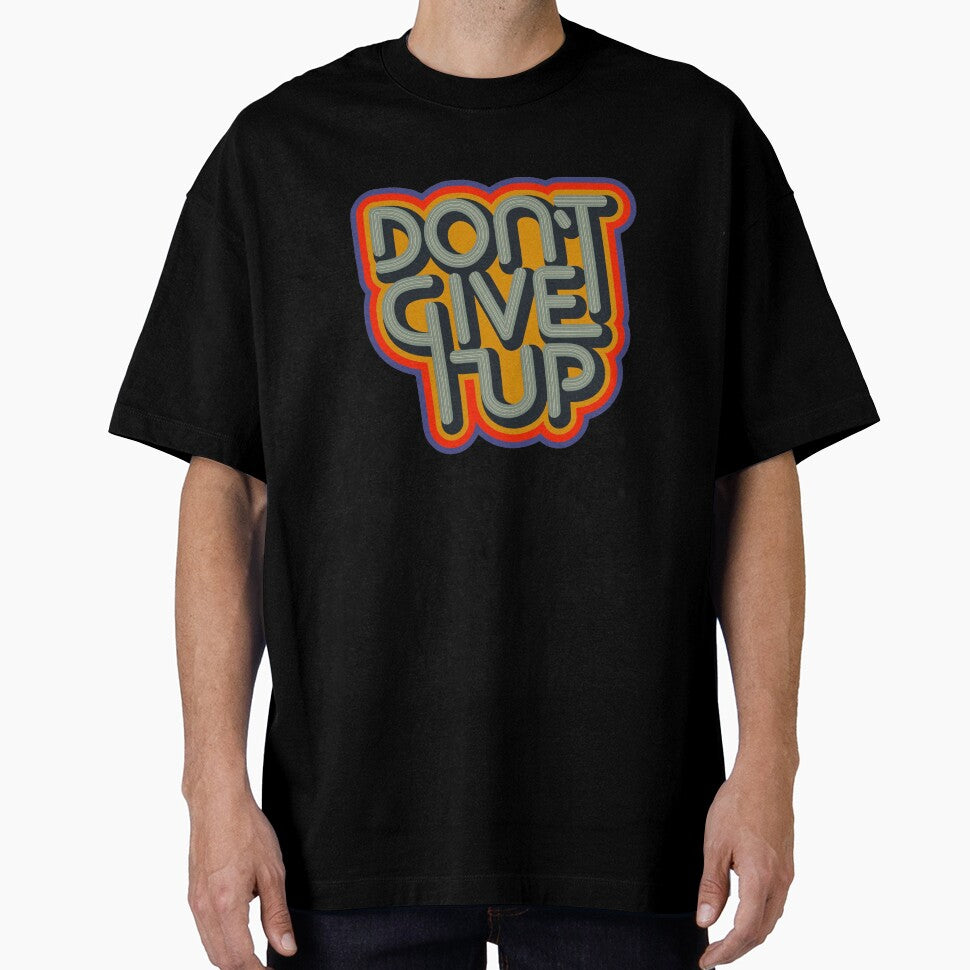 Don't Give Up: Inspirational Graphic Print by BanaEnjoyer2