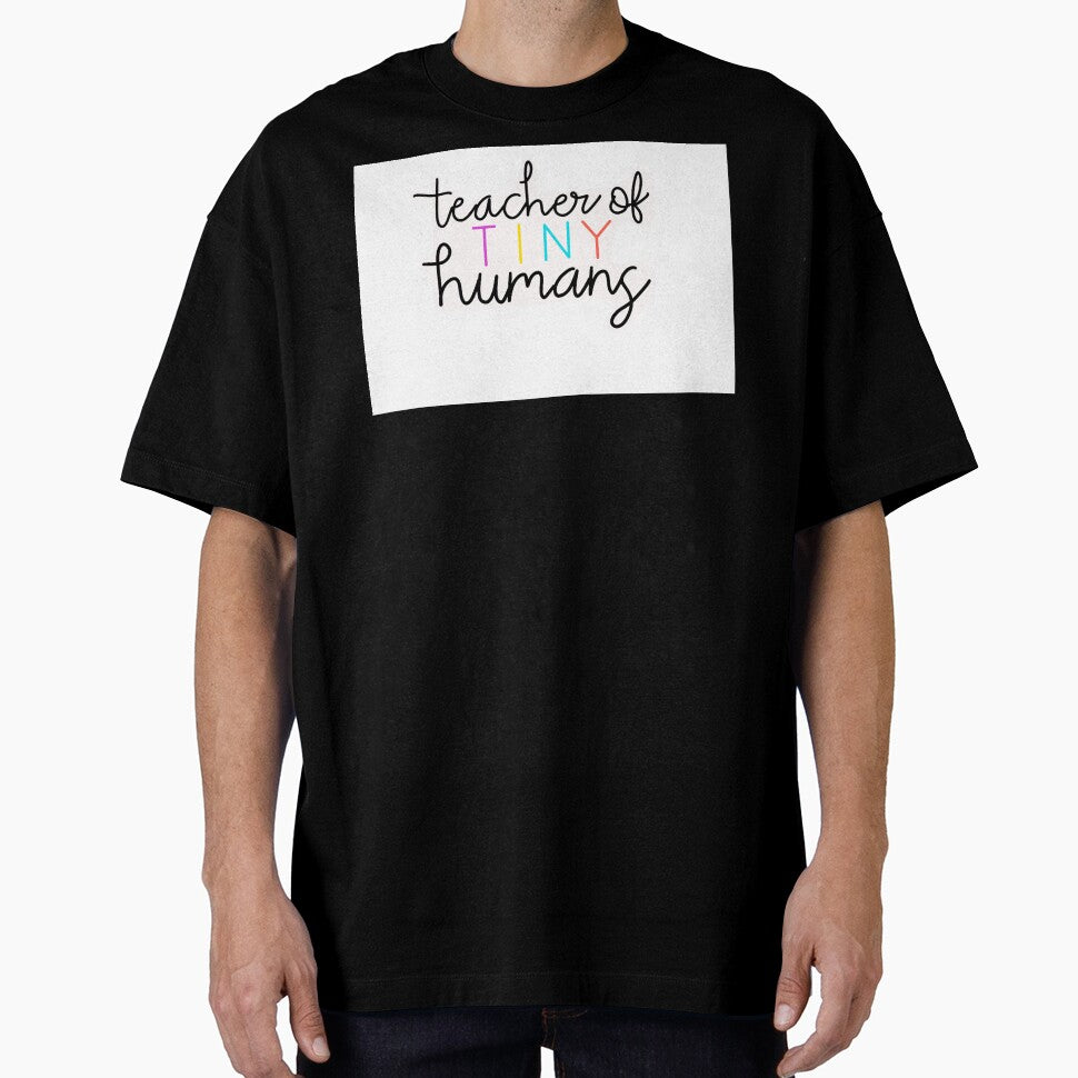 Teacher of Tiny Humans Hand-lettered Quote for Teachers by WildeandCo