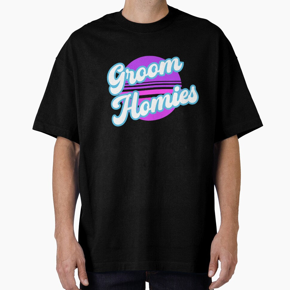 Retro Groom Homies, Wedding Rehearsal, Groom Entourage by DiensDesign