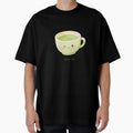 Slow Sip – Kawaii Matcha Pastel Stickers by QuietFloww