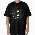 sun and moon celestial vintage art by cutecrazytshirt