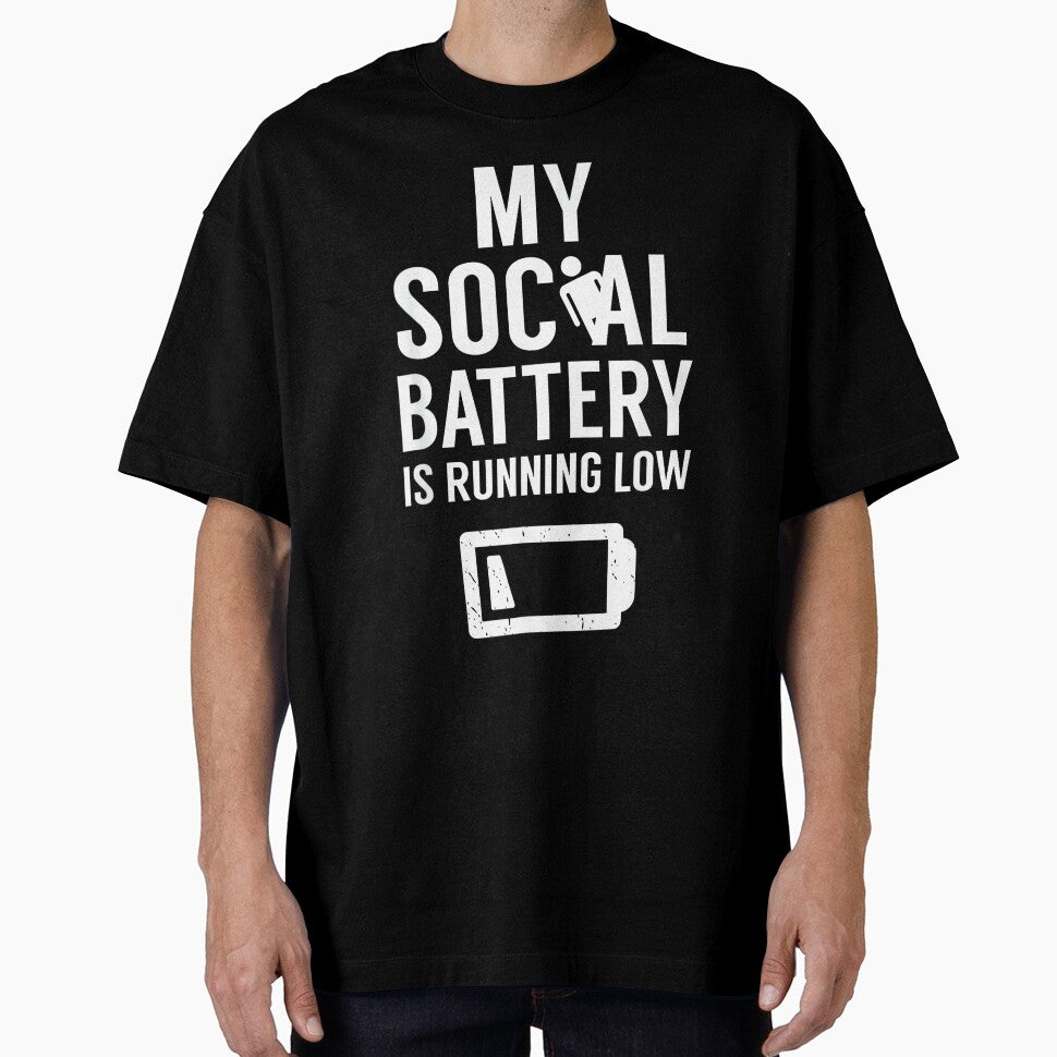 My Social Battery Is Running Low Introvert Shy Introverted by JohnVBurks