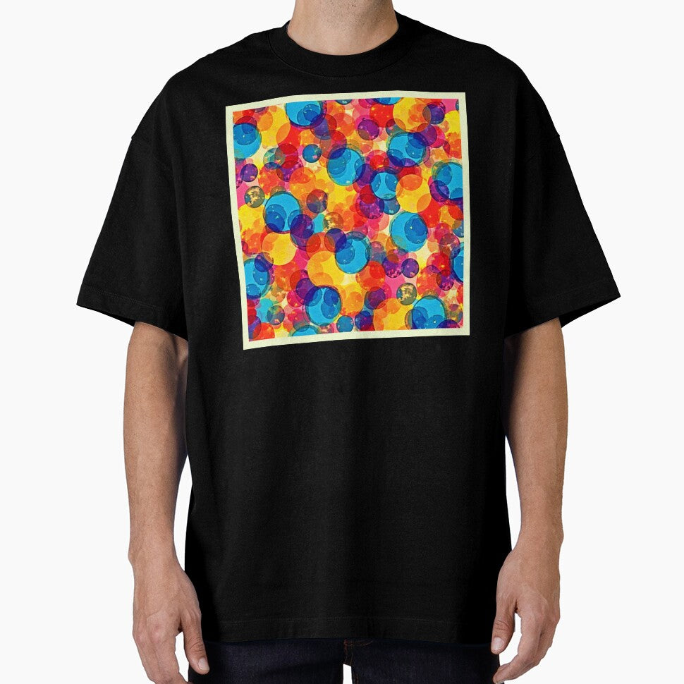 Overlapping Circles Color Chaos Art by Health And Fitness Posts e-Store