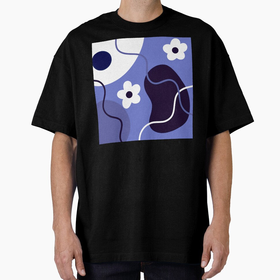 Blue Boho Minimalism Design by Sartoris Art