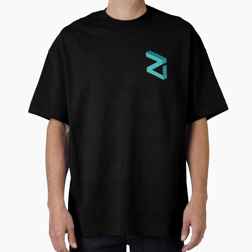 Zilliqa ZIL Sharding Blockchain Cryptocurrency Isometric Logo by mkilpt