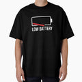 LOW BATTERY - Red Battery Icon Funny by Zazz Lee