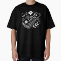 Elegant Minimalist Floral T-Shirts, Gifts for Women, Flowers Crewneck Sweatshirt, AestheticTees, Floral Shirts for Women, Wild Flowers Graphic Tees by teecraftstudios