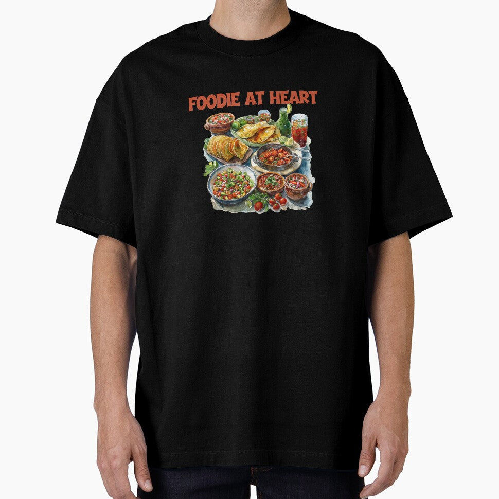 Foodie at Heart – Mexican Food Lover Shirt by Maggiepeshop