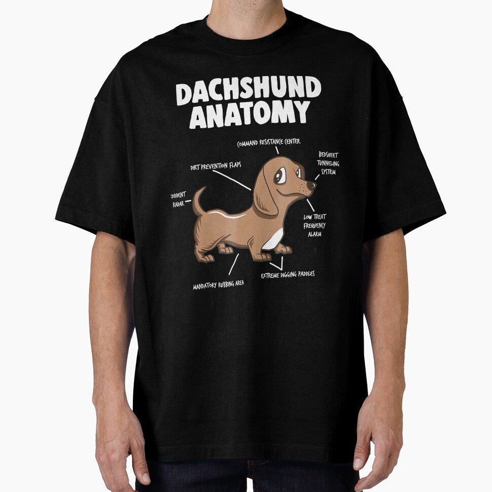 Anatomy of a Dachshund Funny Weiner Dog Lovers by NicoleStore