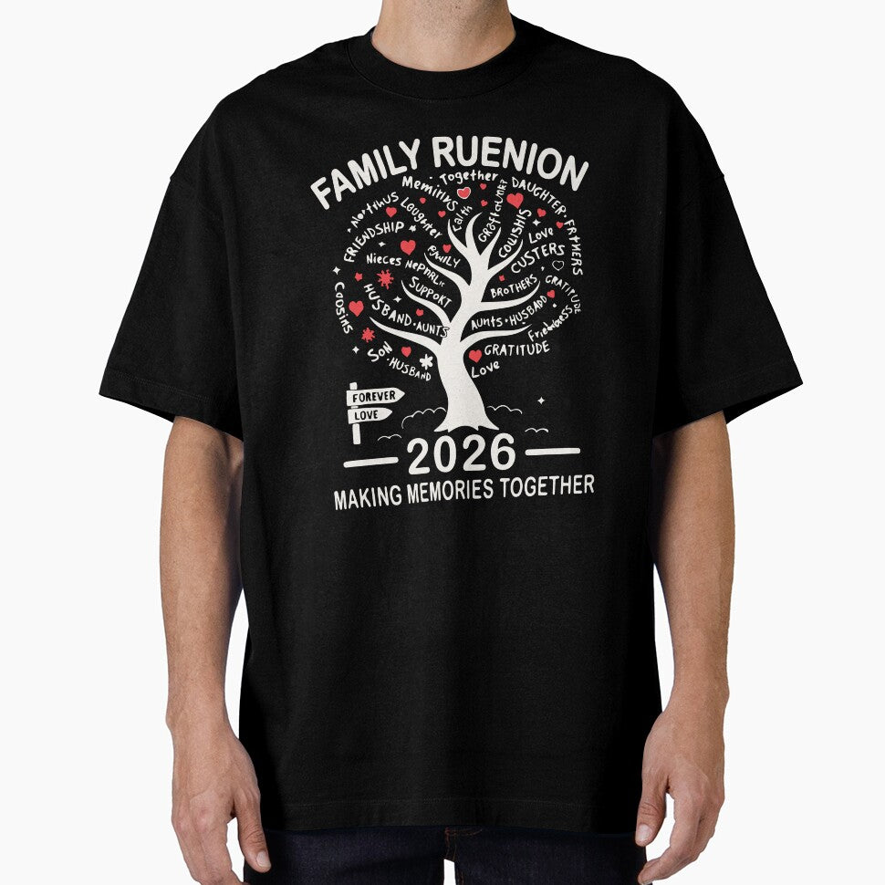 Family Reunion 2026 | Making Memories Together Tree Design by kiralynstration