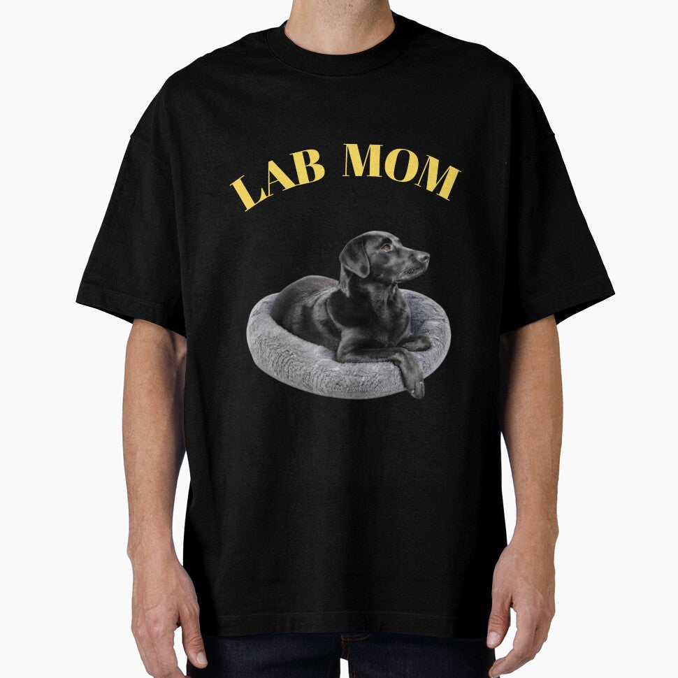 Lab Mom Black Labrador Retriever Dog Lover Gift by PRINTSCHARMINGM