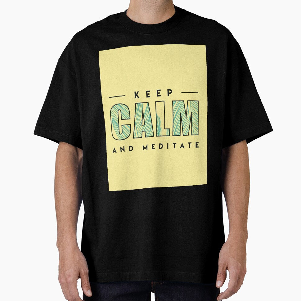 Keep Calm and Meditate Print Merchandise by exquisitelux