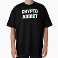 Crypto Addict - White Text by Fight The Shirts