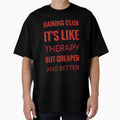 Gaming Club It'S Like Therapy But Cheaper And Better Red Rhinestone by TheIconSmith