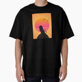 Retro Lion Sunset Silhouette | Vintage Wildlife Design by LeonixPrint