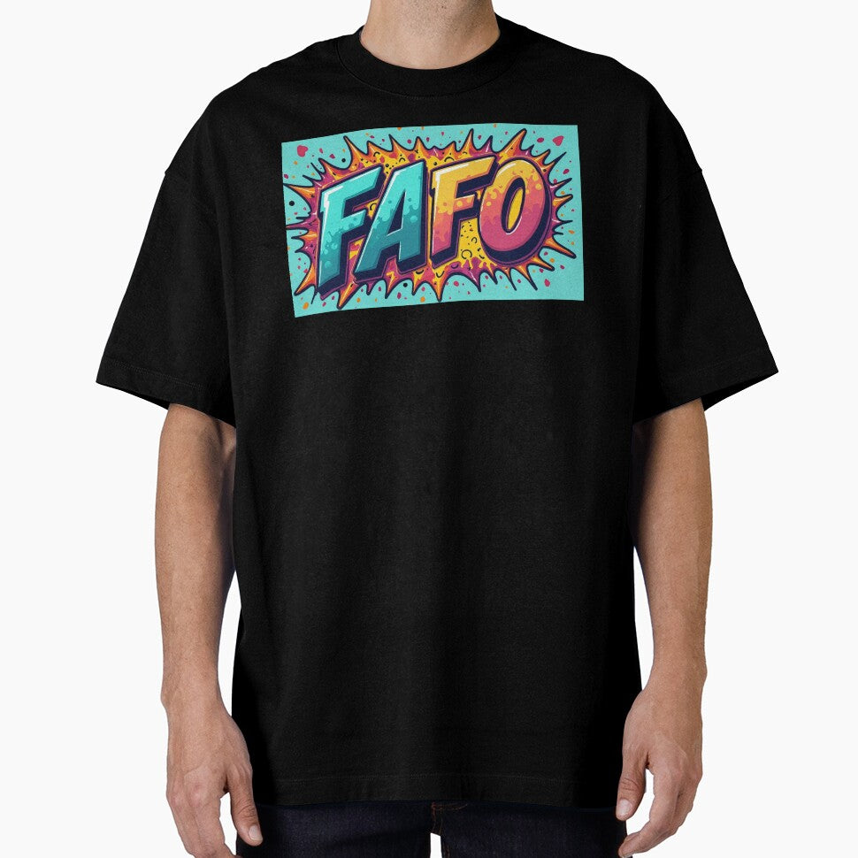 FAFO T-Shirt – Bold Comic Pop Art Graphic by DLG Tees