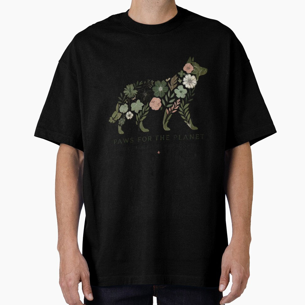 Floral Dog Promoting Green Living and Sustainability by yuxin2009