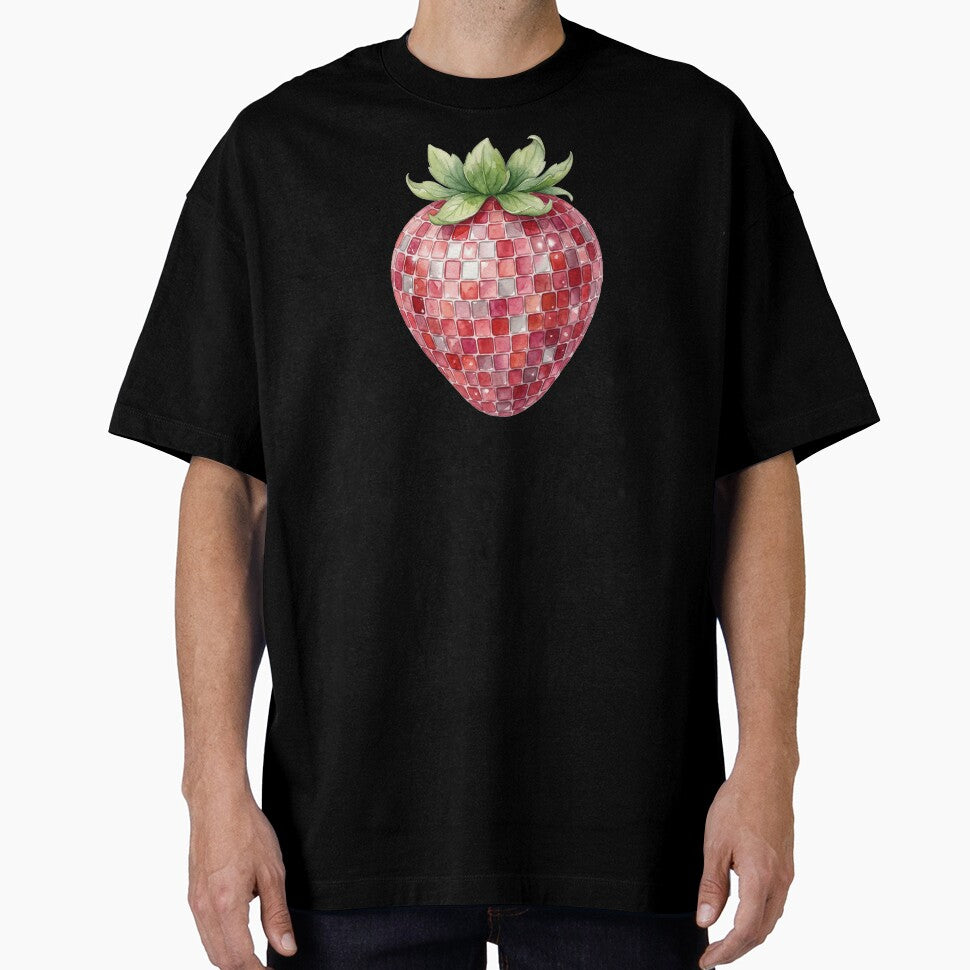 Disco Berry!! (Strawberry Mirrorball / Disco) by shellle in the ocean
