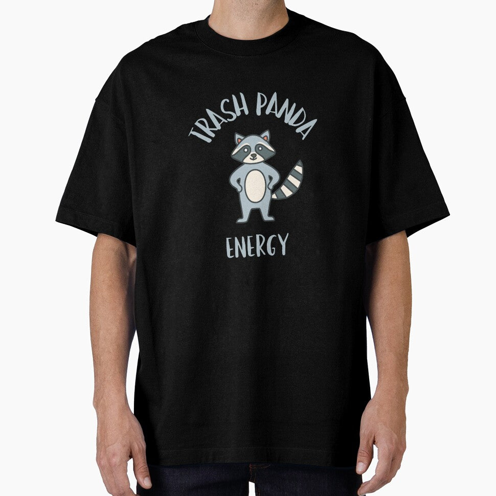 Trash Panda Energy Crazy Raccoon T-Shirt by BoonandCo
