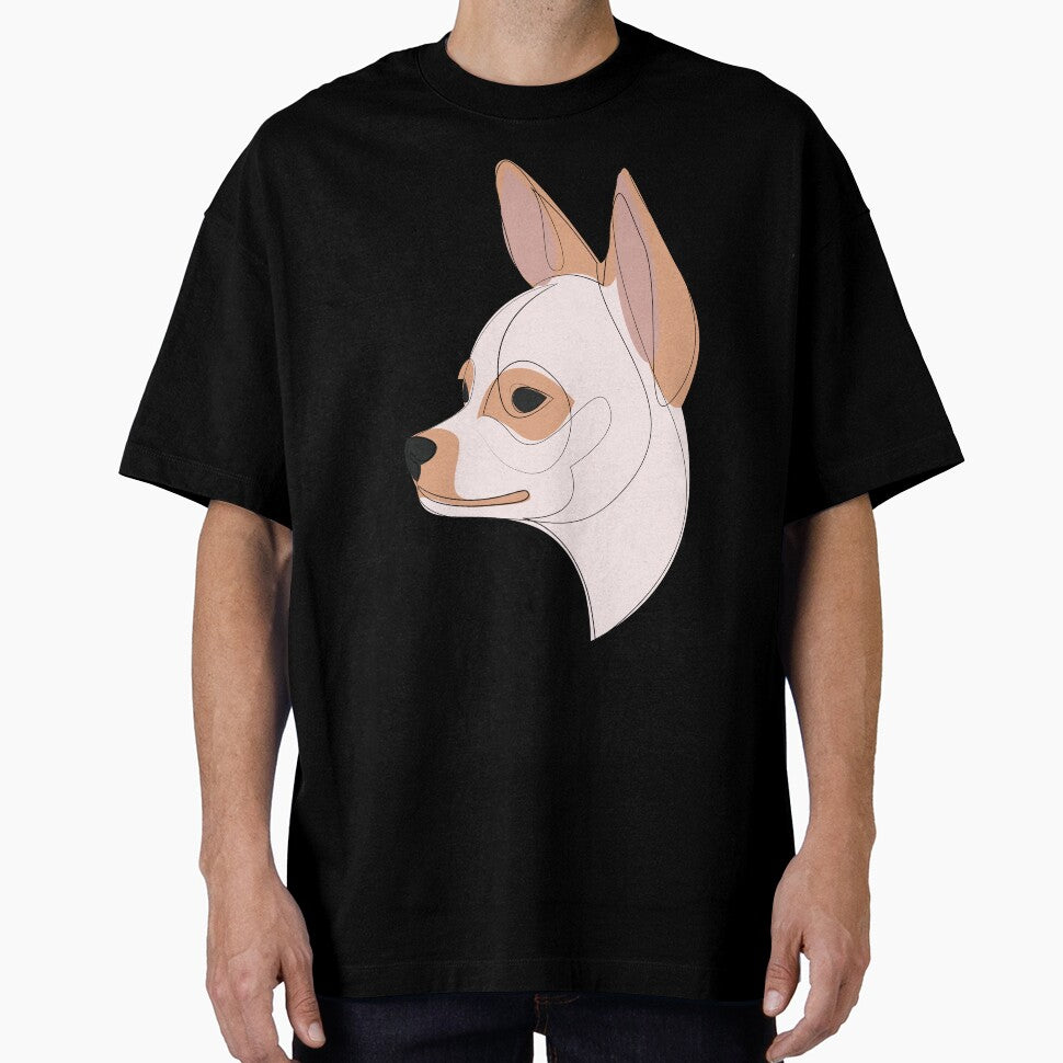 Chihuahua - continuous line drawing by addillum