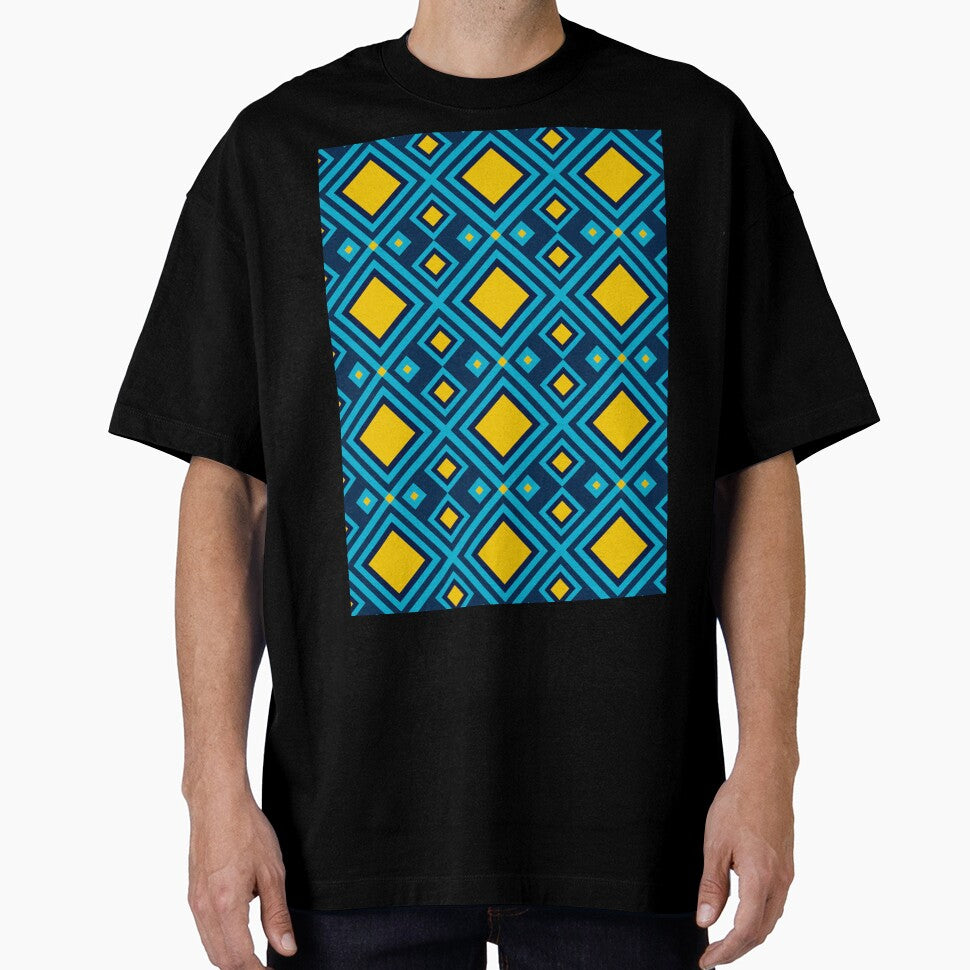 Geometric Abstract Diamond by TM Selvam