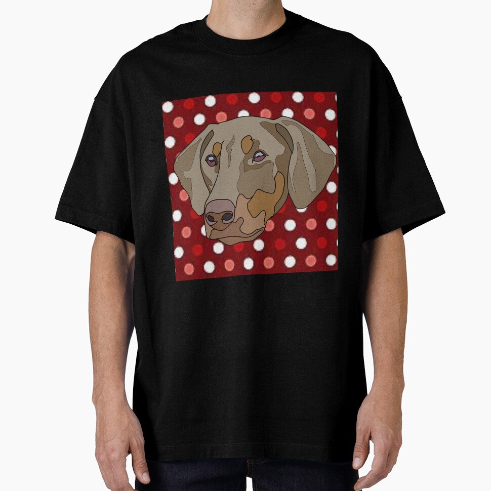 Copy of Christmas pattern doberman by LeahcarsArt