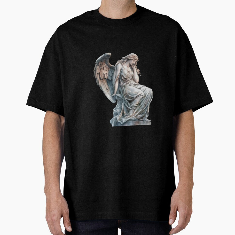 SAINT ANGEL STATUE design graphic tee by magnoliaclo