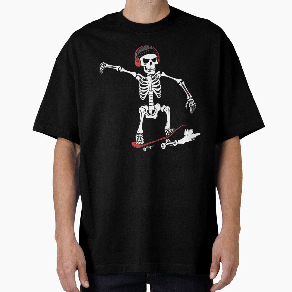 Comic Style Skater Skeleton by ChicTrendz