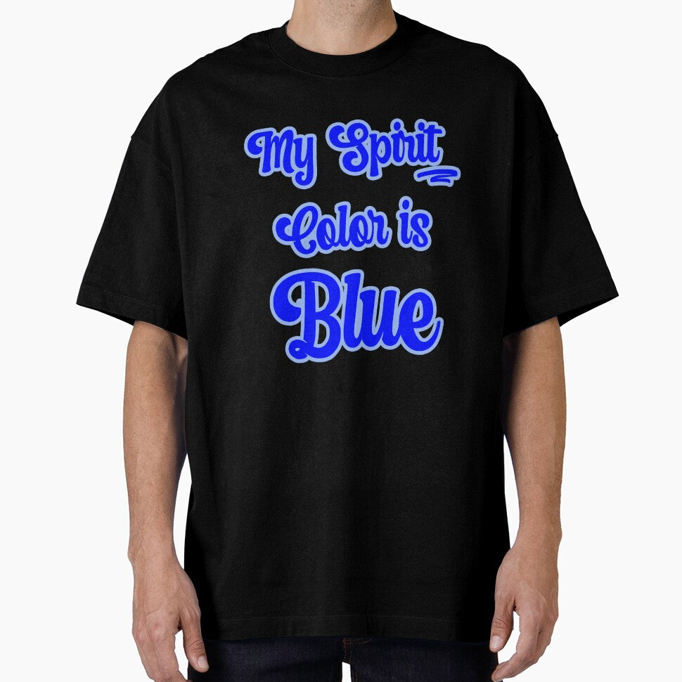 My Spirit Color is Blue - Cool plain color spirit colours designed by ozcushions by ozcushions