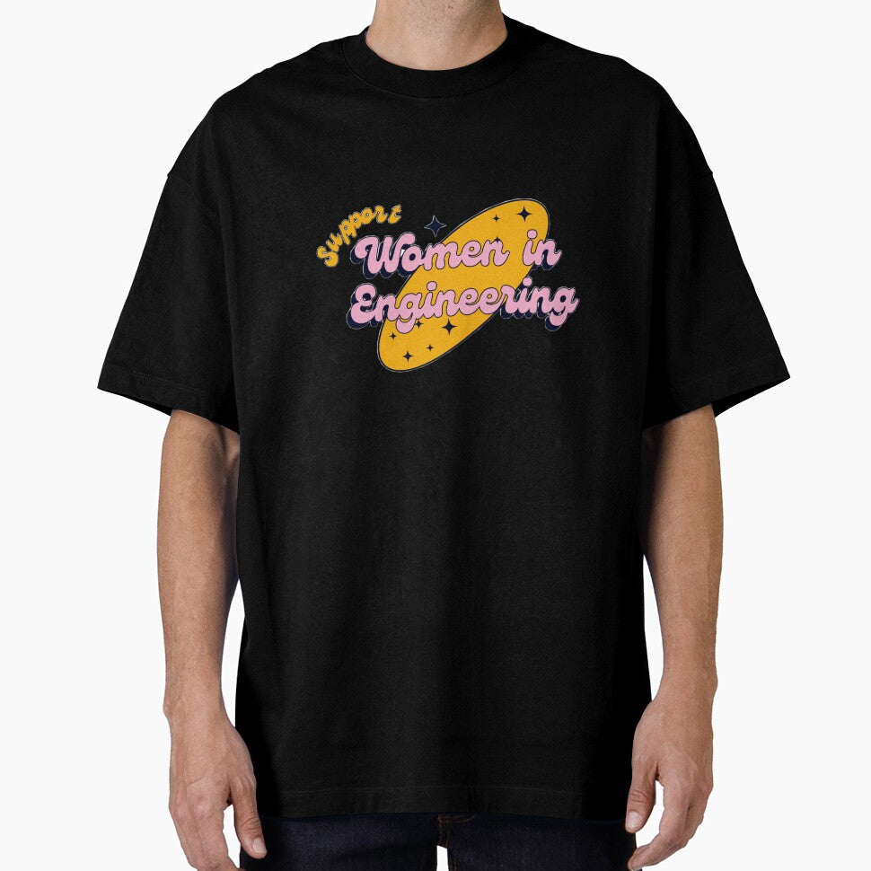 Retro, Colorful Support Women in Engineering by meggwill