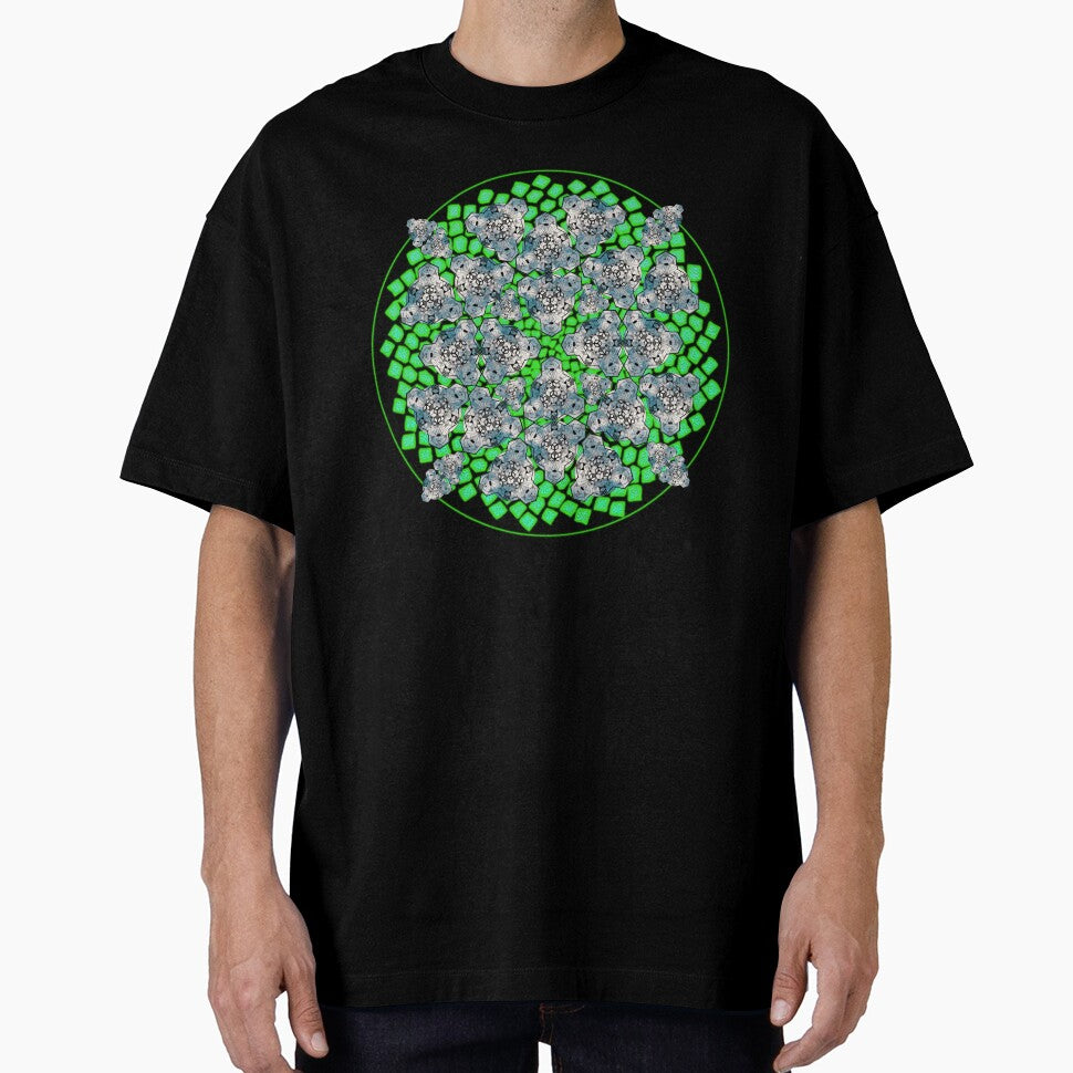 Cloudy Cube Mandala Cacophony & CircleVisions (G) by createVisions