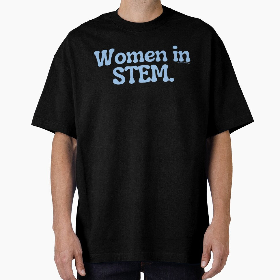Women in STEM., light blue, v12b | lilsboobthangs by lilsboobthangs