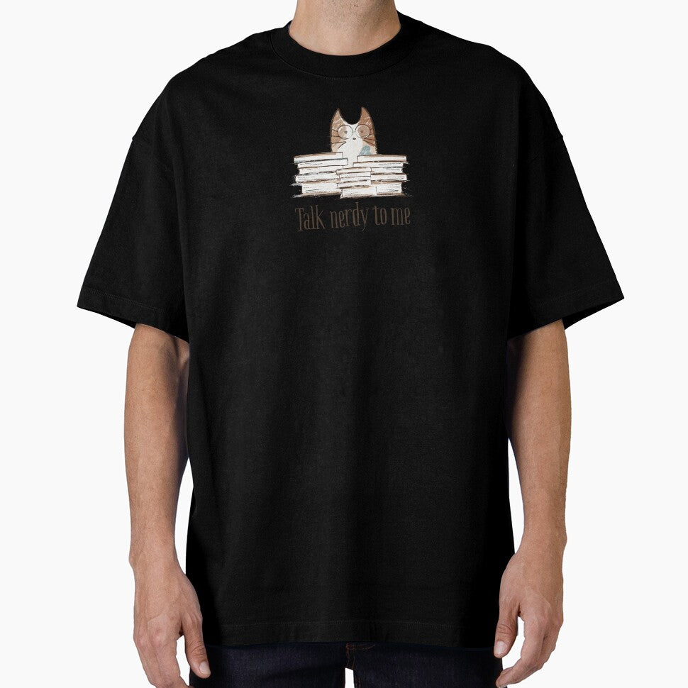 Talk nerdy to me by Tehom Center Merch
