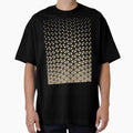 Black and Tan Triangle Wave Pattern Pairs DE 2022 Trending Color Bamboo Screen DE6193 by ColorOfTheYears